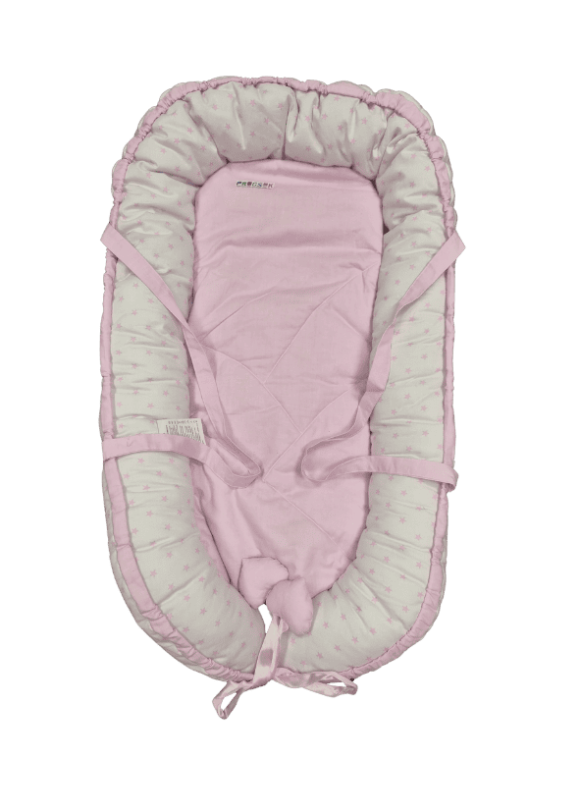 Rózsaszín csillagos babafészek