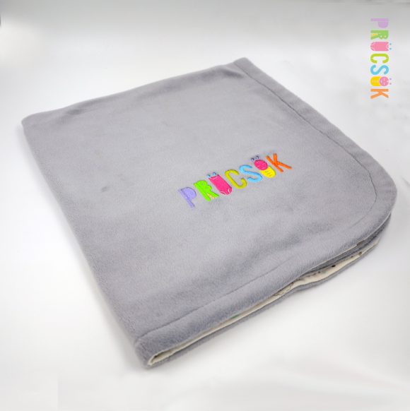 Baba pléd/takaró szürke