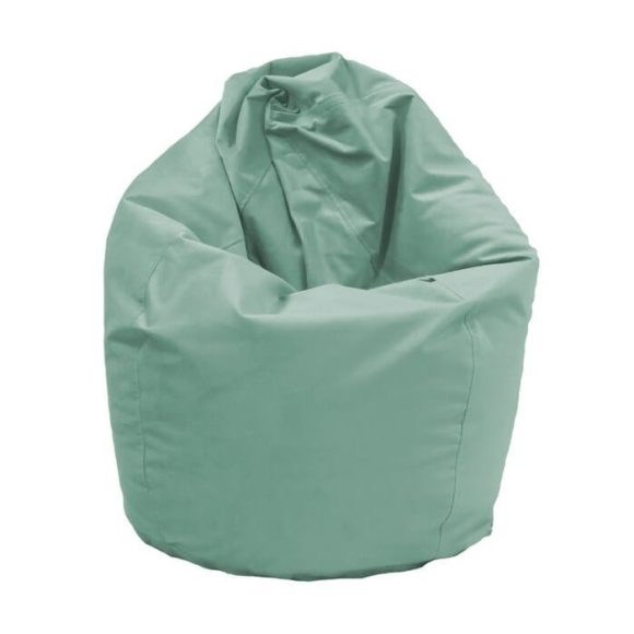Klasszikus gyerek babzsákfotel -Hamvas menta mikroplüss